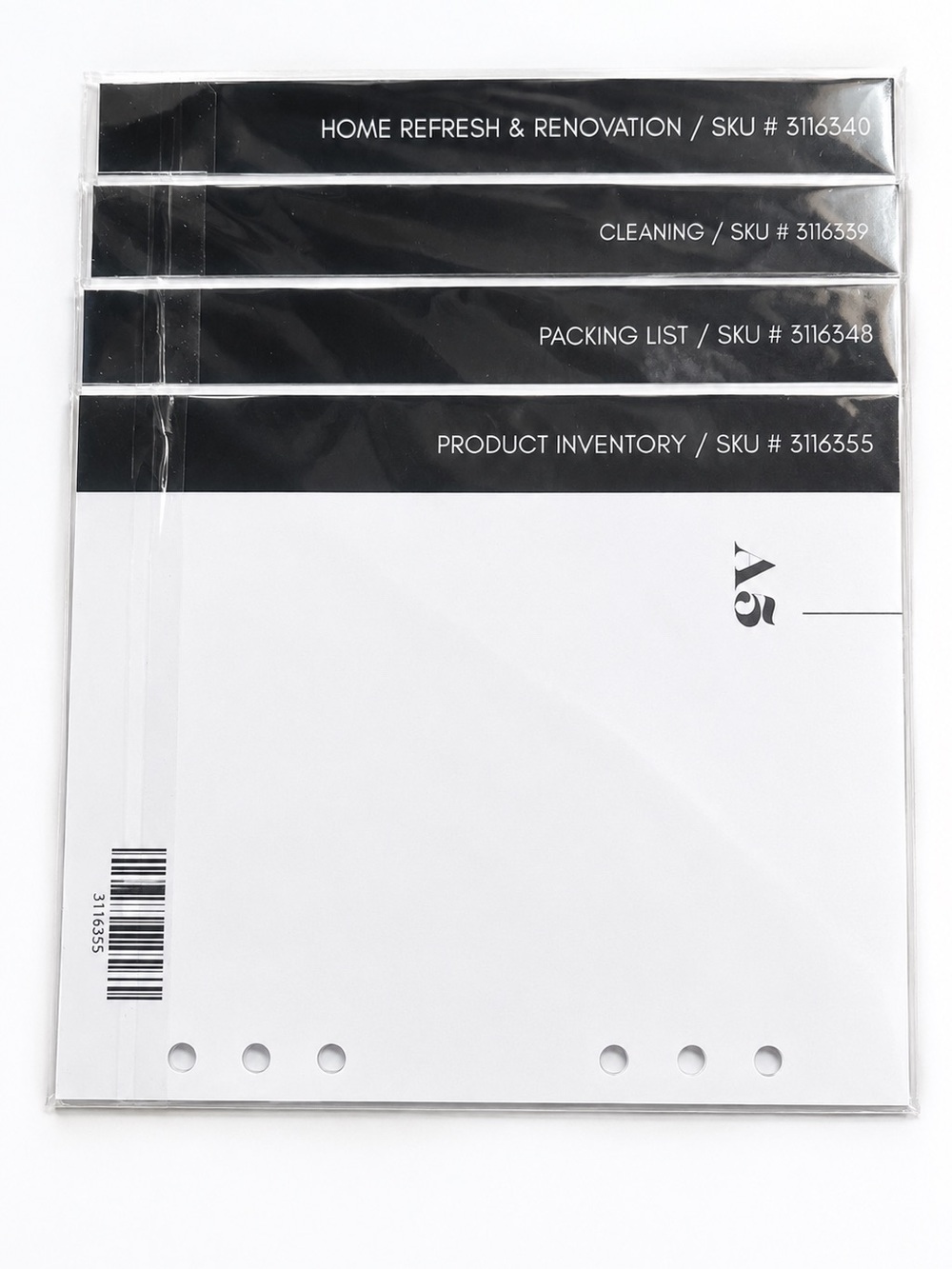 Cloth and Paper (C&P) A5‎ Insert Bundle Retired No Longer in Production